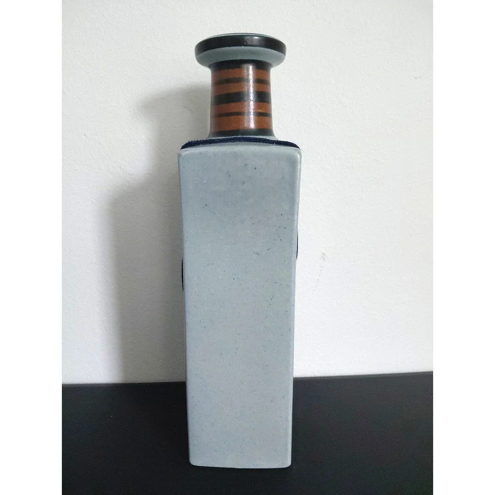 Lapid Israel Pottery Mid Century Inlaid 14